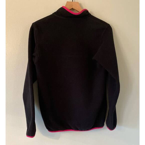 Patagonia Women's Synchilla Snap T Jacket XS Black Fleece Pullover - Picture 2 of 6